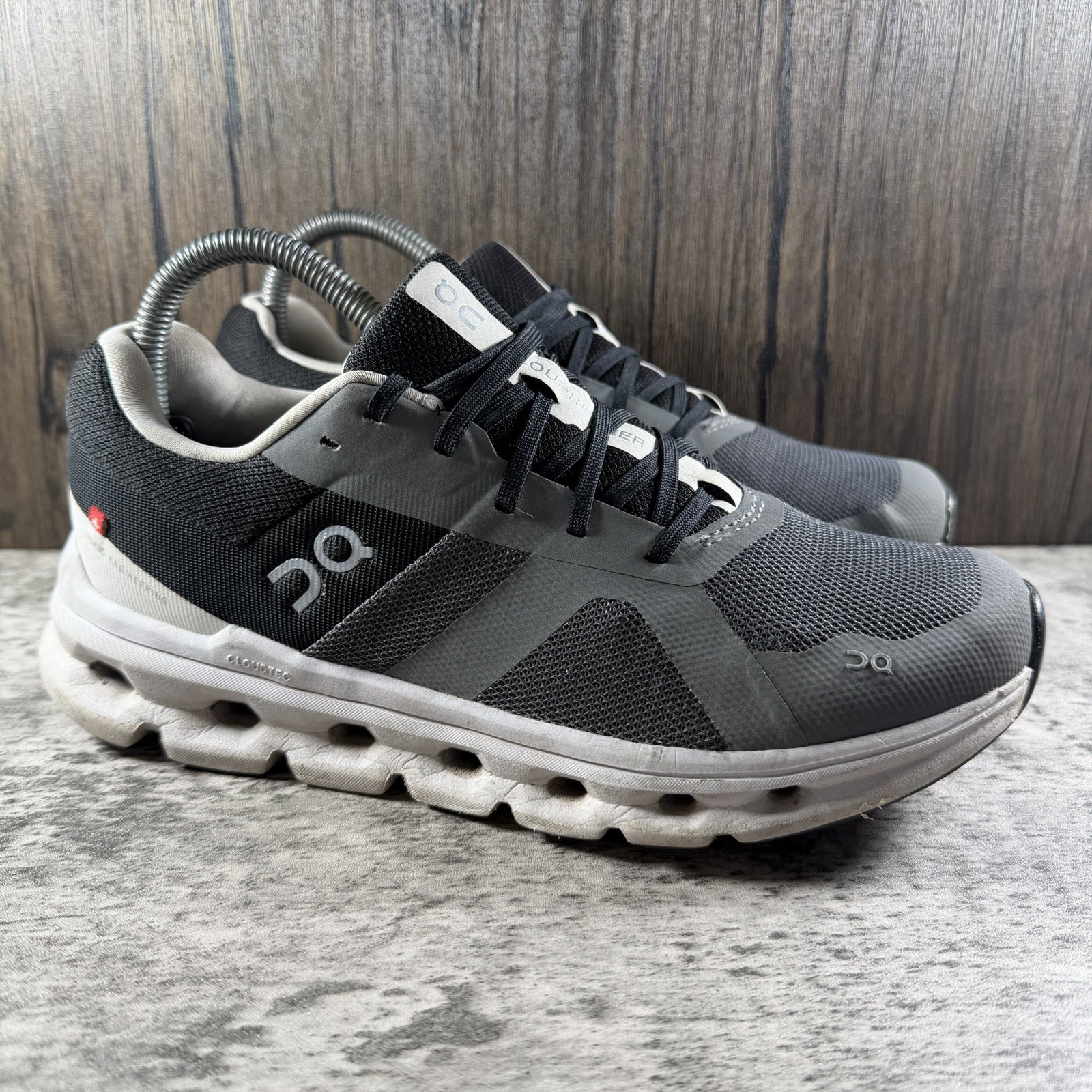 On Cloudrunner 2 Womens Size 8 Eclipse Black Athletic Running Shoes Sneakers