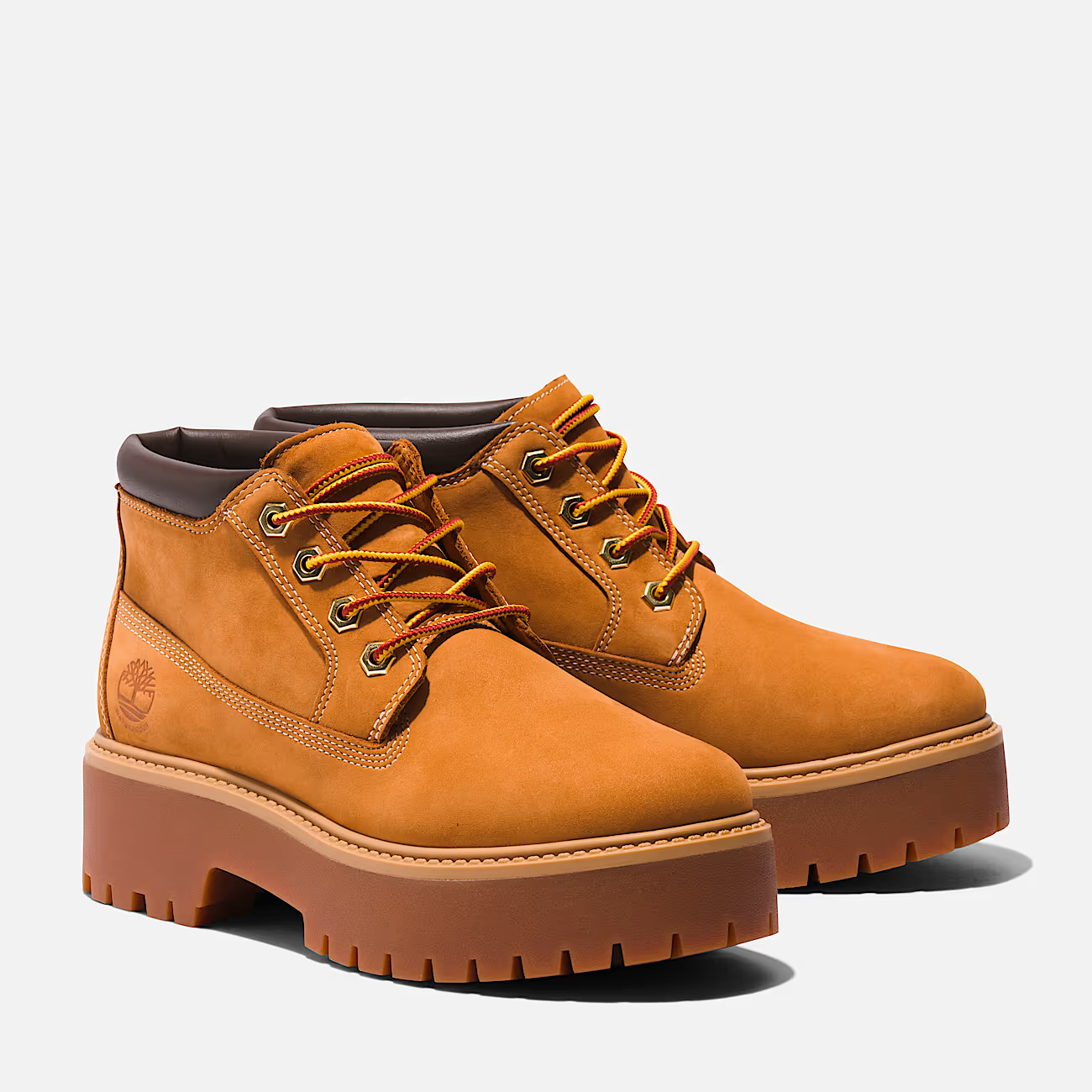 Timberland Stone Street Waterproof Women’s Platform Boot Wheat Sz 7.5 NIB