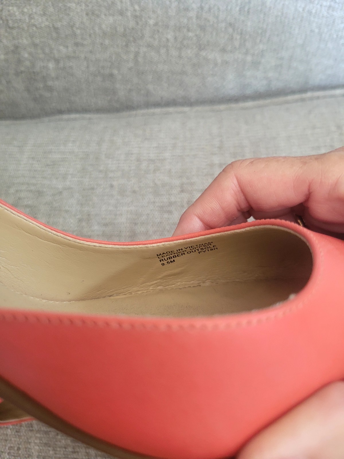 MICHAEL KORS $138 Corral Pointed Leather 3.5 in Heel’s Sz 9.5