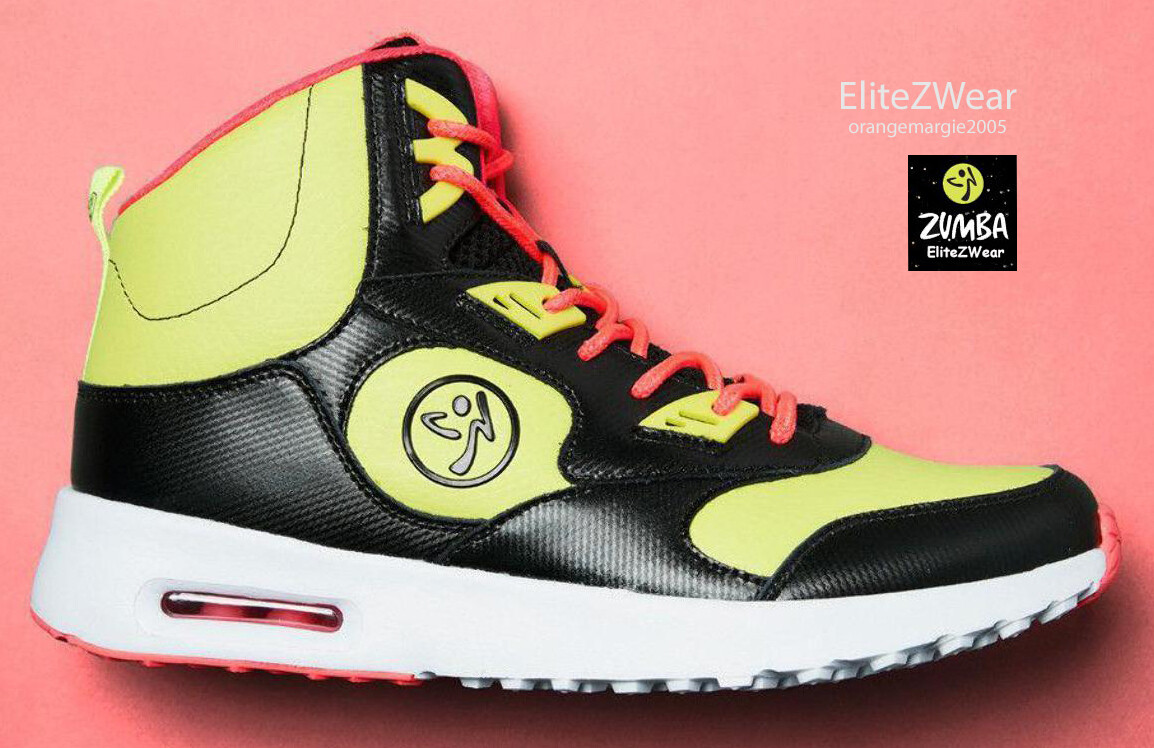 ZUMBA Air Bounce High Top Shoes Trainers DANCE – Zumba’s Top Line w Max Support