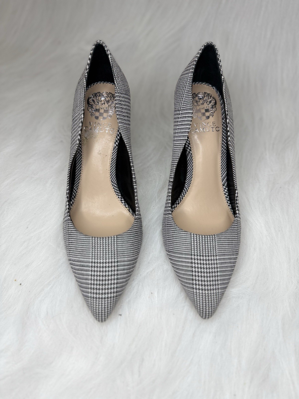 Vince Camuto Plaid Heels
