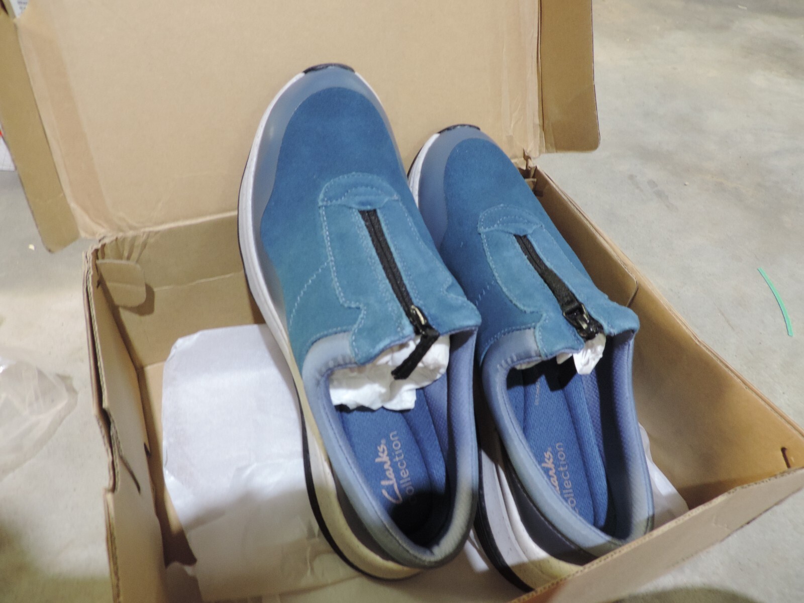 Clark’s Womens size 10M Jaunt Way Blue Gray