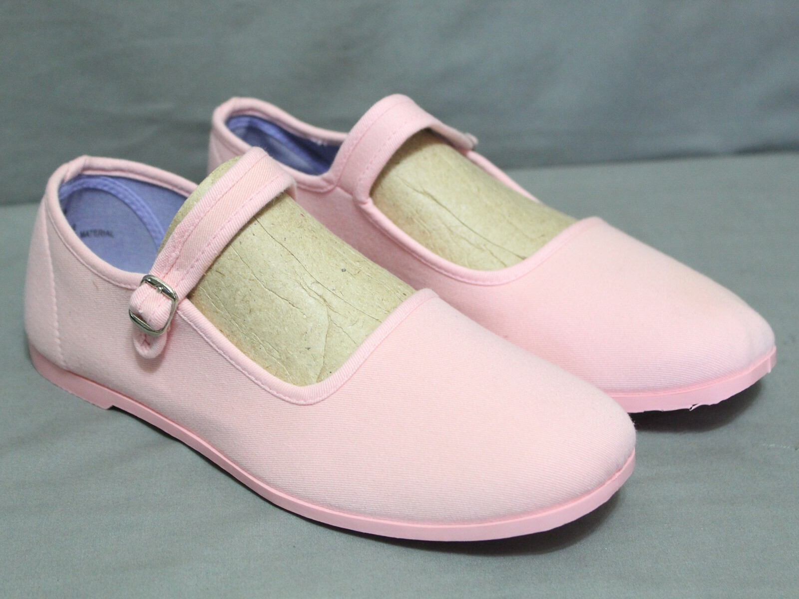 ON YOUR FEET women casual slip on flats mary jane multiple sizes pink fabric NEW