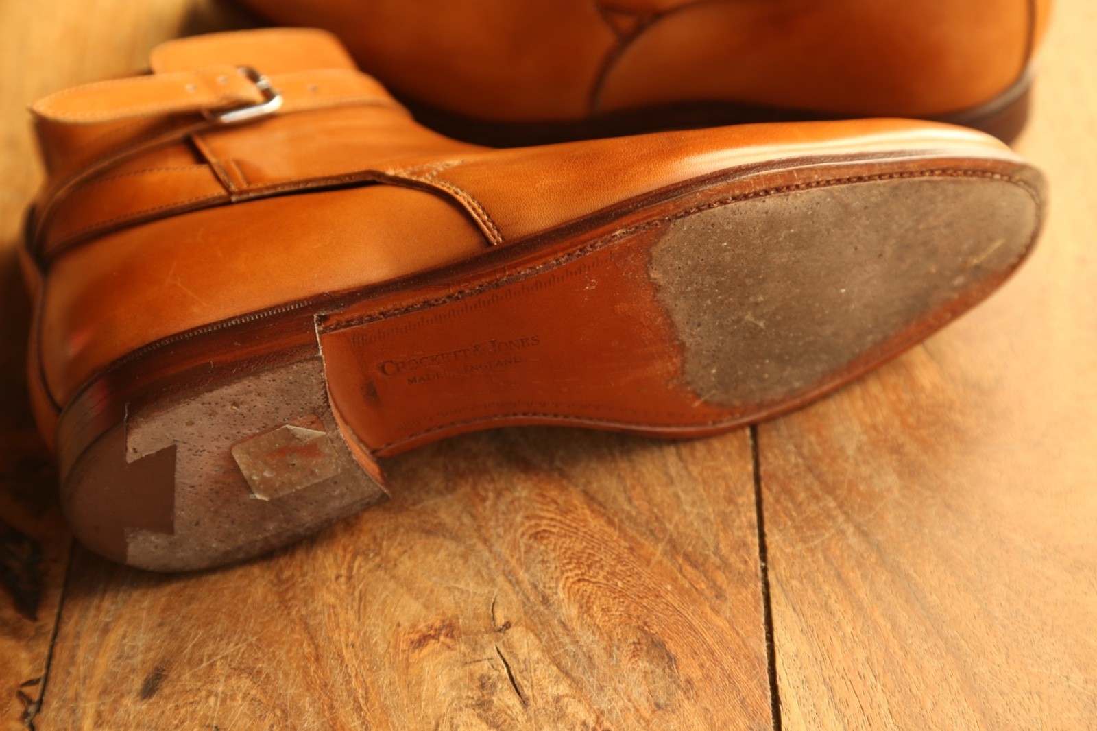 Crockett & Jones Holly Jodhpur Tan Brown Leather Boots Shoes Ladies UK 5.5