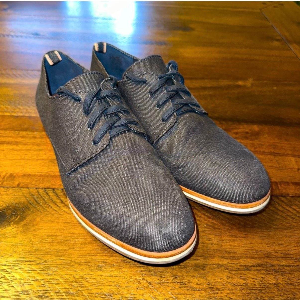ED Ellen DeGeneres Larkin Dark Denim Oxford Shoes