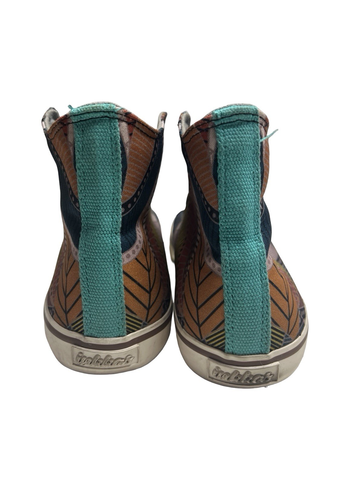 INKKAS Cyprus Canvas High Top Unisex Shoes Womens Size 8 Mens 6 Sneakers Shoes