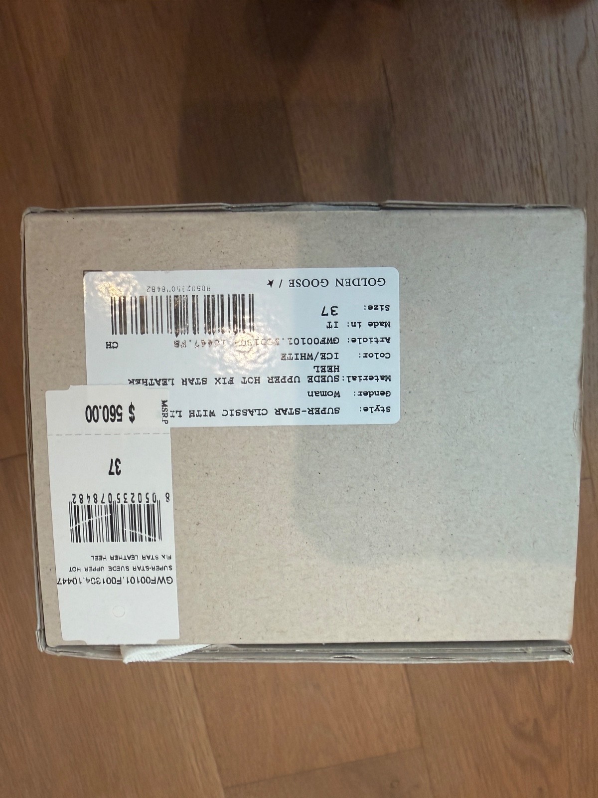 Golden Goose White Pink Suede Leather Super Star Sneakers EU 37