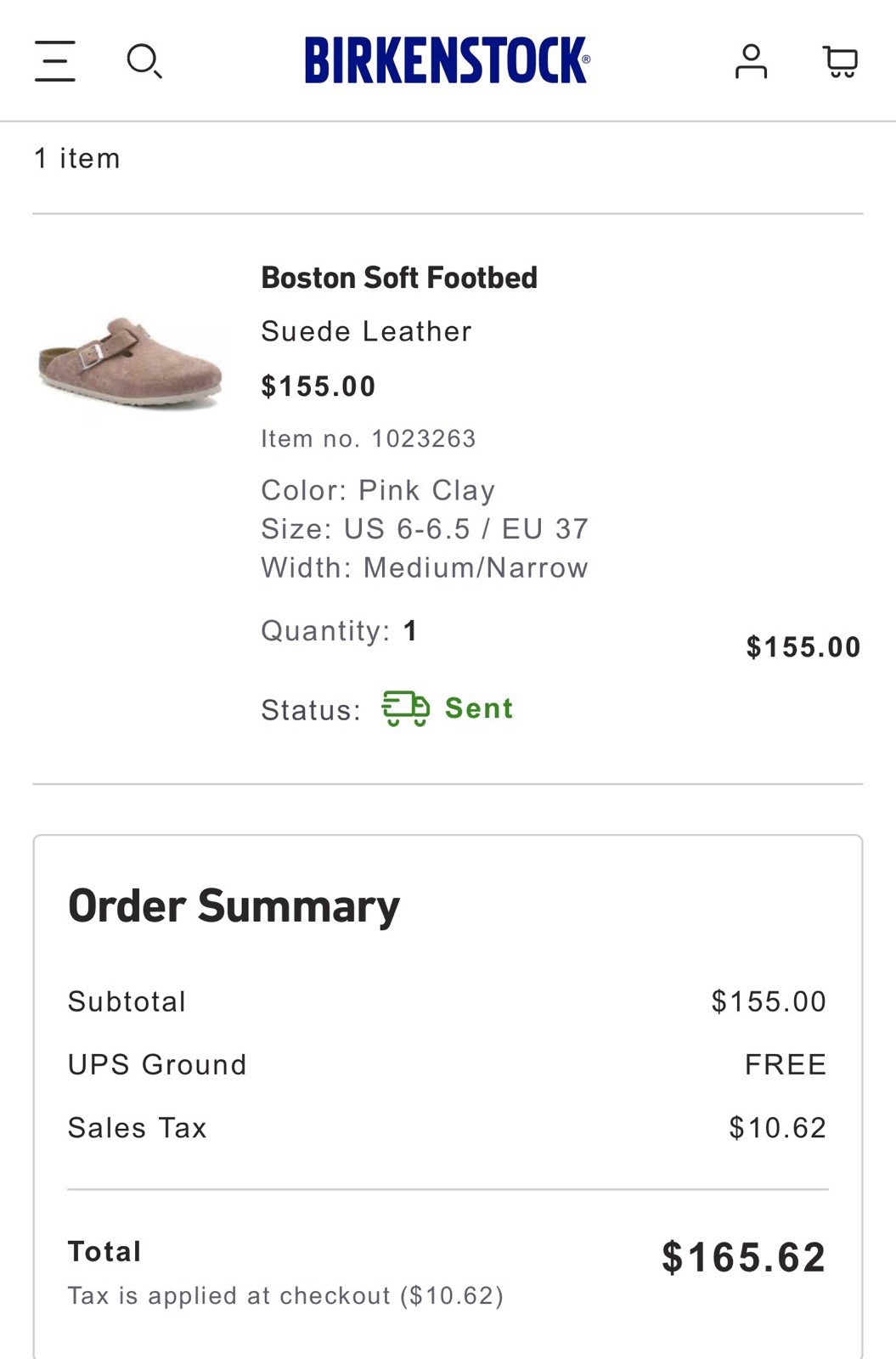 BIRKENSTOCK Boston Suede Leather Pink Clay Clog Shoes Cute & Comfy Size 37