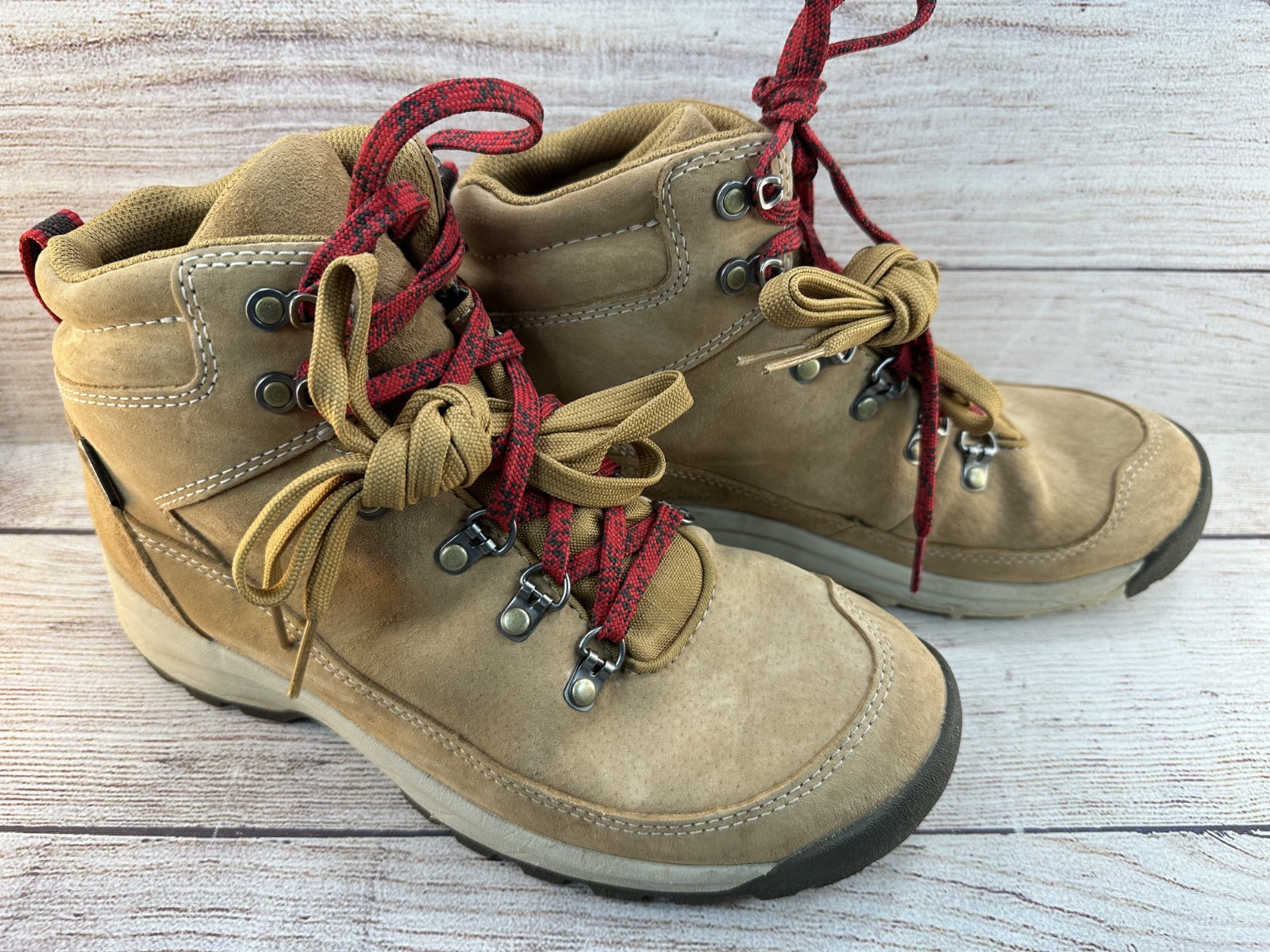 Danner Women’s Adrika Sienna Lace Up Waterproof Ankle Suede Hiking Boots Size 8M