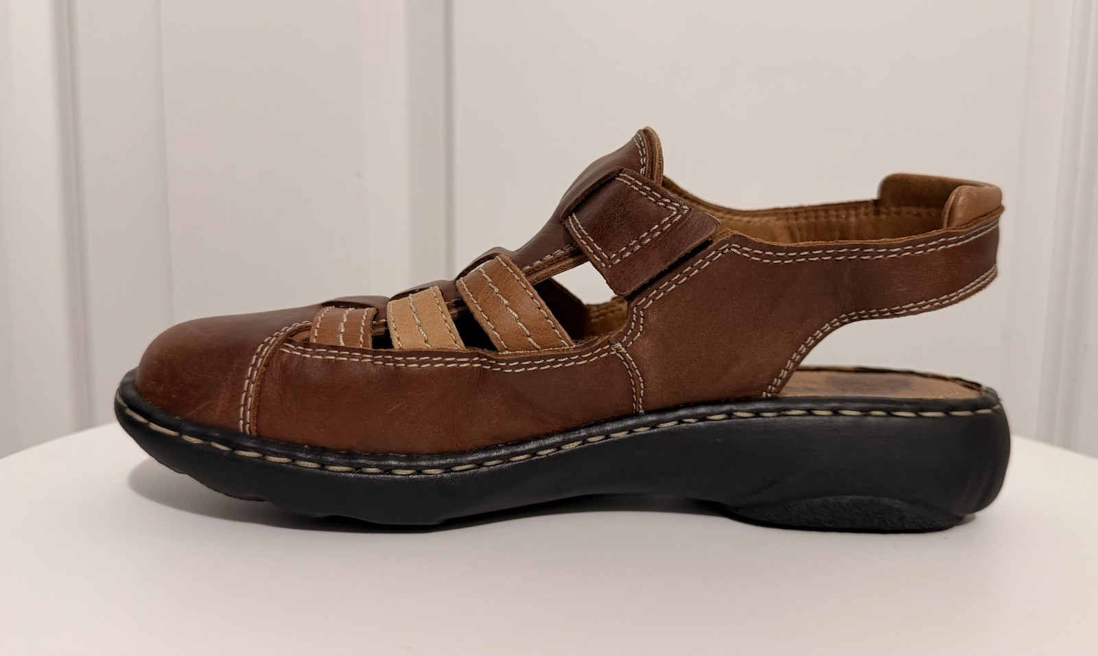 Josef Seibel Women’s Dana Multi-toned Brown Leather Shoes, Size 37