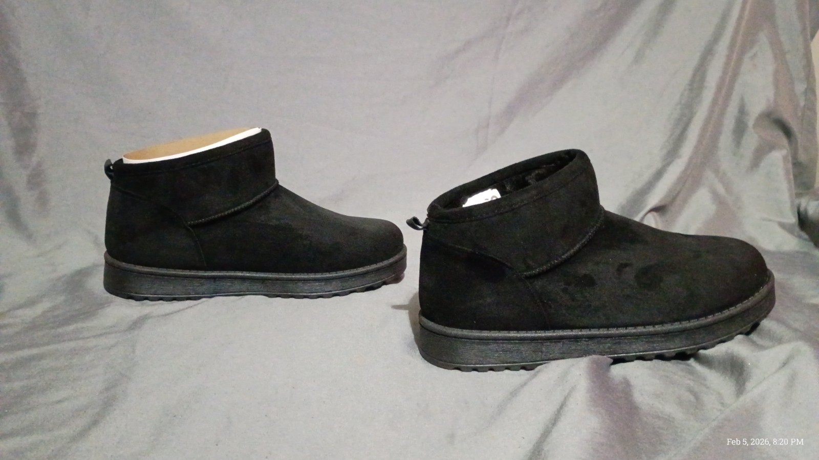 NEW – So Goods For Life Paulina Black Furry Boots – Womens 8.5M