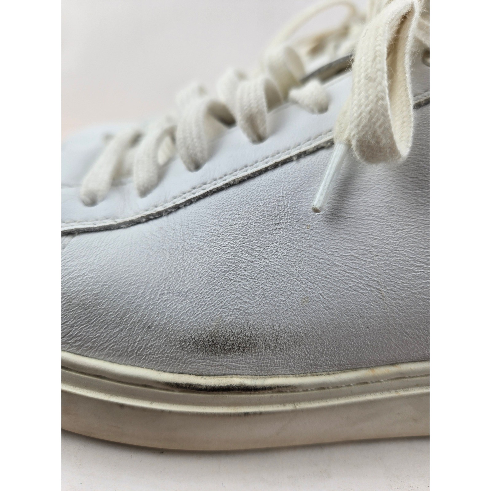Birkenstock Bend Low White Leather Sneakers Womens EU 40 US 9-9.5 Medium Narrow