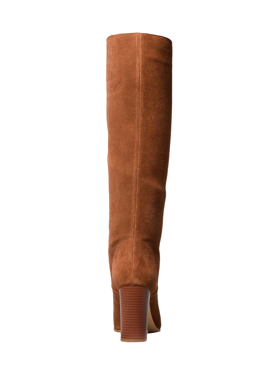 Michael Kors Jocelyn Suede Boot Black/Luggage 6/6.5/7/7.5/8/8.5/9/9.5/10 Nib$355