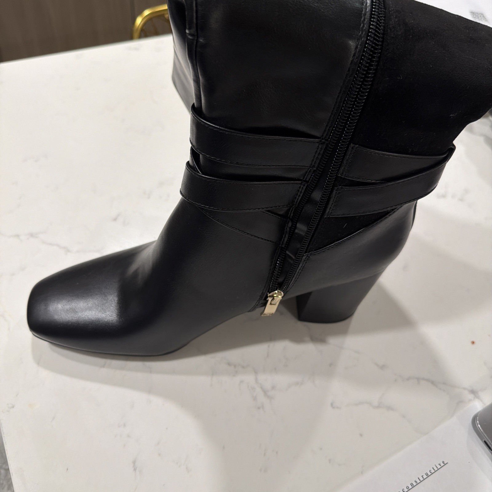 Liz Claiborne Black Harwin Riding Boots Size 10M New in Box