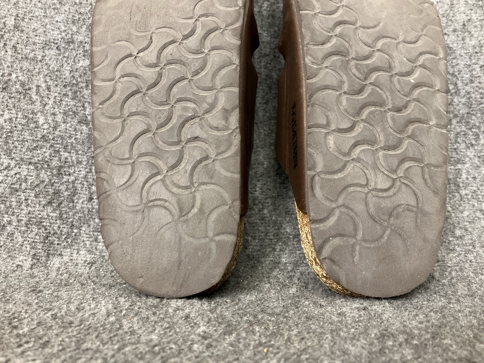 Birkenstock Arizona Sandals Women 7 – 7.5 EU 38 NARROW Brown Birko Flor
