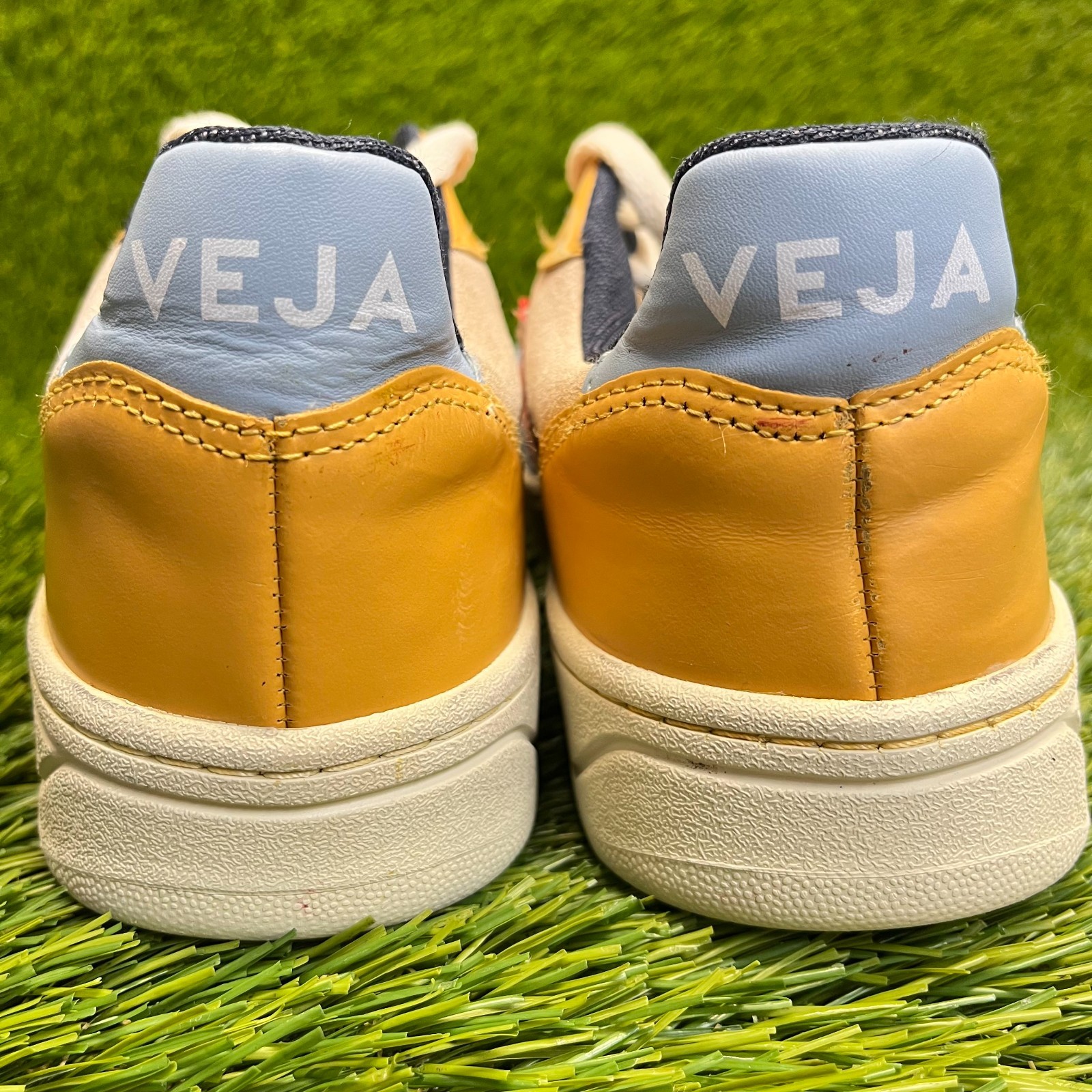 Veja x Make My Lemonade V-10 Womens Size 5 Blue Beige Athletic Shoes Sneakers