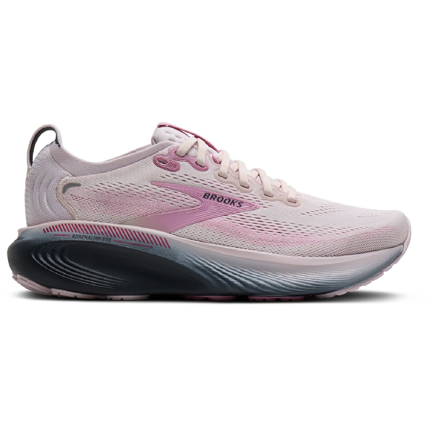 SALE! Brooks Women’s Adrenaline GTS 25 Road-Running Shoes Mauve/Ebony/Pink AUTH