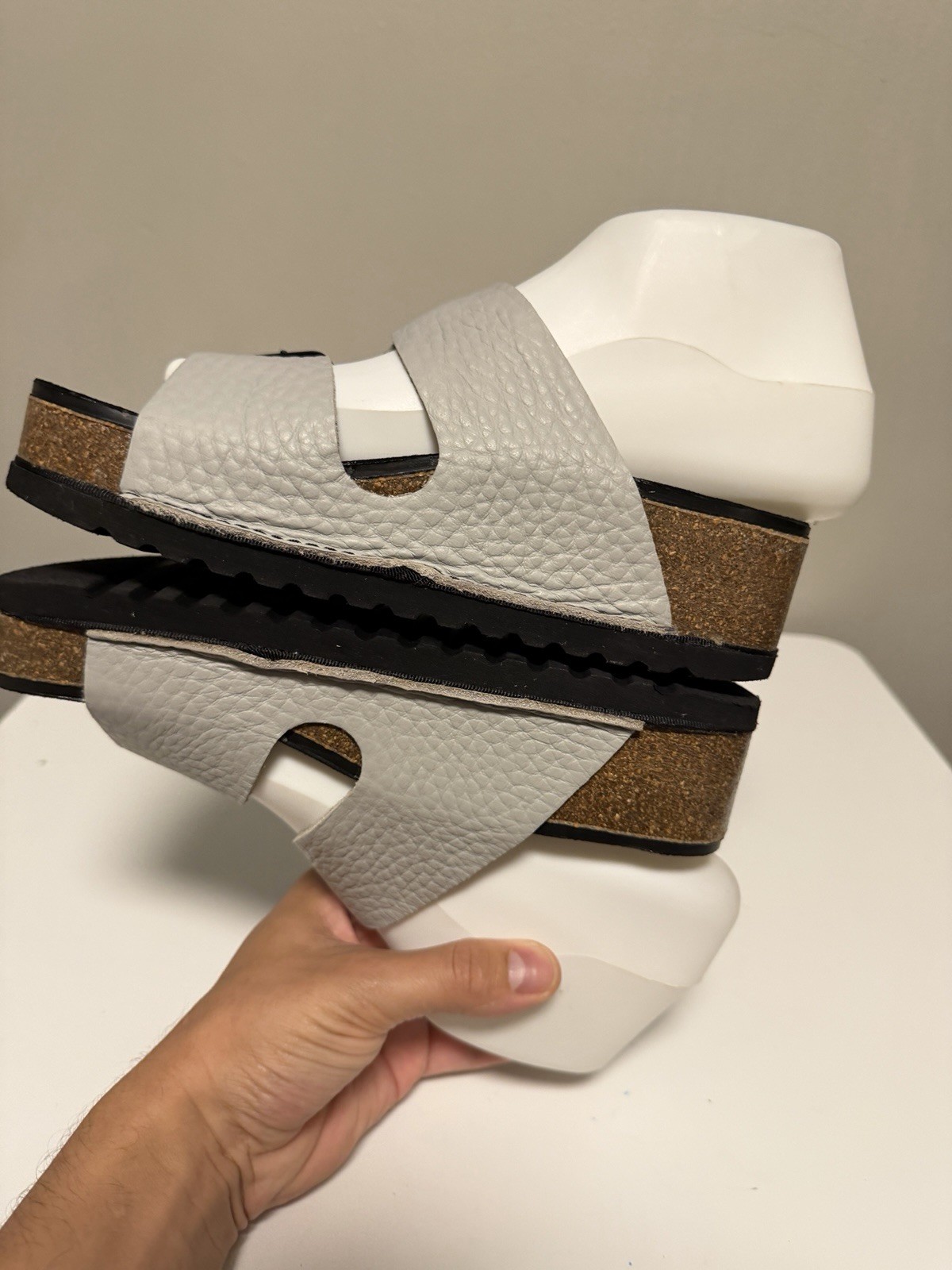 OnFoot Naoshima Ash Leather Sandals 1100 Women’s EU 36 US 5-5.5