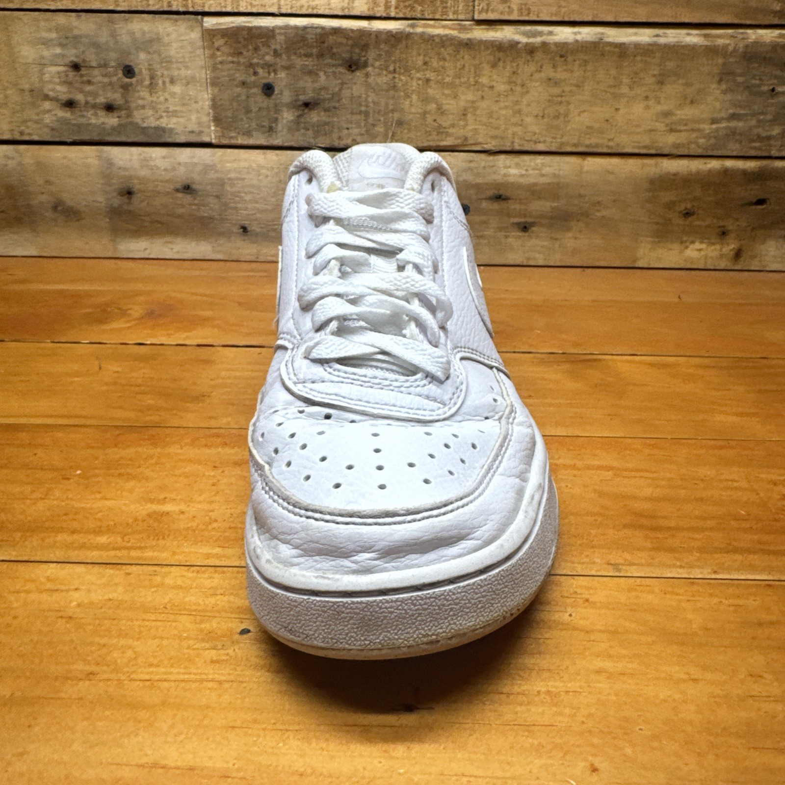 NEW Nike Court Vision Low Next Nature Triple White DH3158-100 Womens Size 8