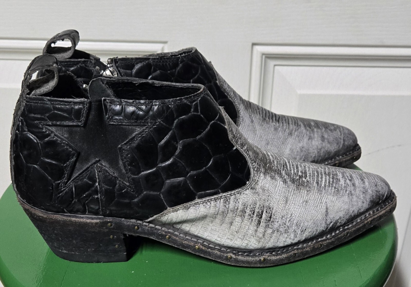 FREE PEOPLE FARYL ROBIN Ankle Bootie 9 Leather Westley Star Western Mexico Fest