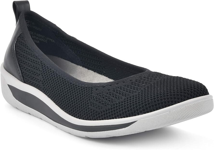 Cliffs by White Mountain Athleisure Comfort Flats Chrissy | Black | 8M