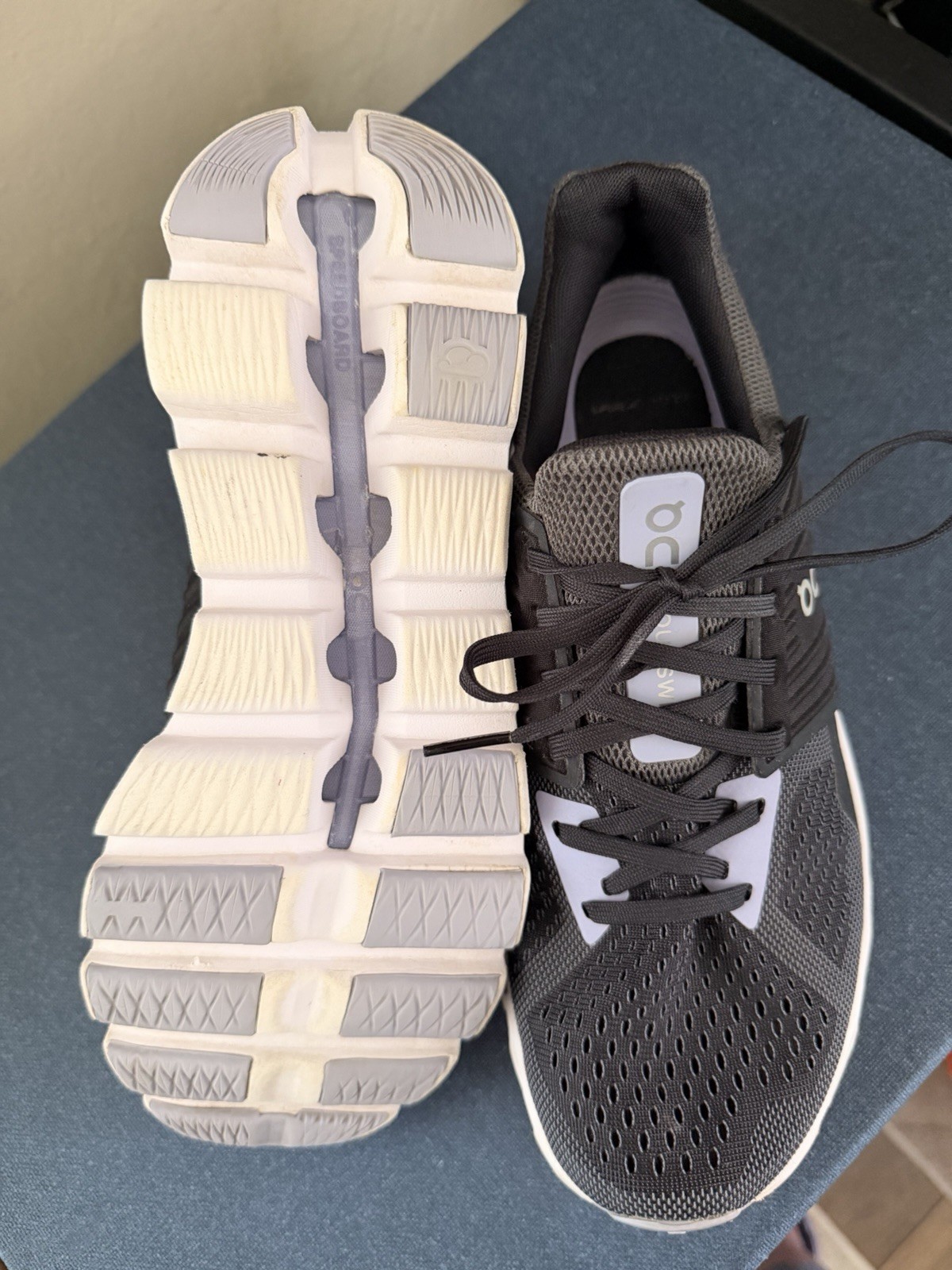 On Cloud Swift Grey/Black/Lavender Women’s Sneakers Size 10 (EU 41)