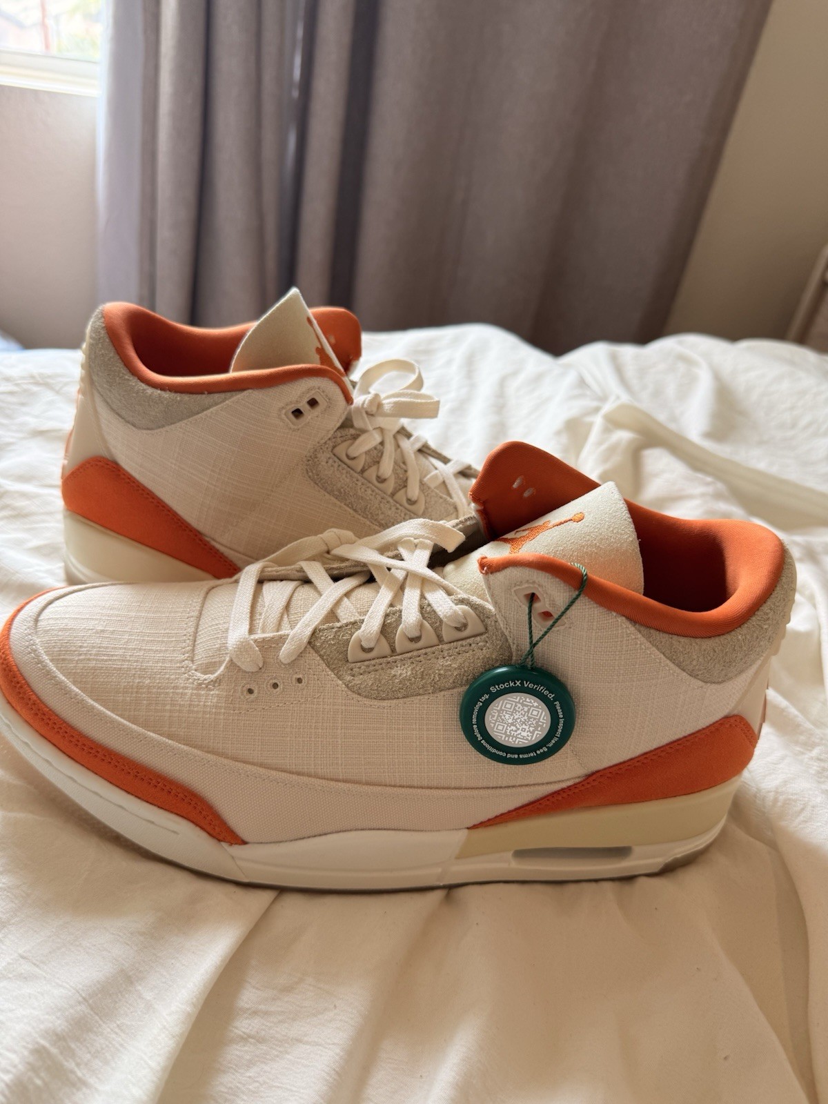 Jordan Air Jordan 3 Retro TEX Starfish Beige/Orange Mid Top Sneaker IH7694-200