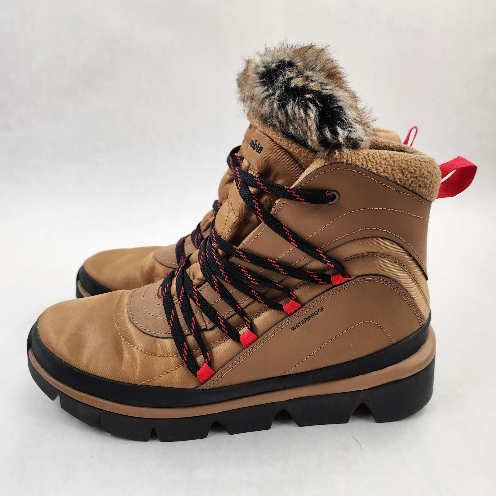 Columbia Women’s Keetley Shorty Snow Boot size 9 Women Damaged See Photos/Desc