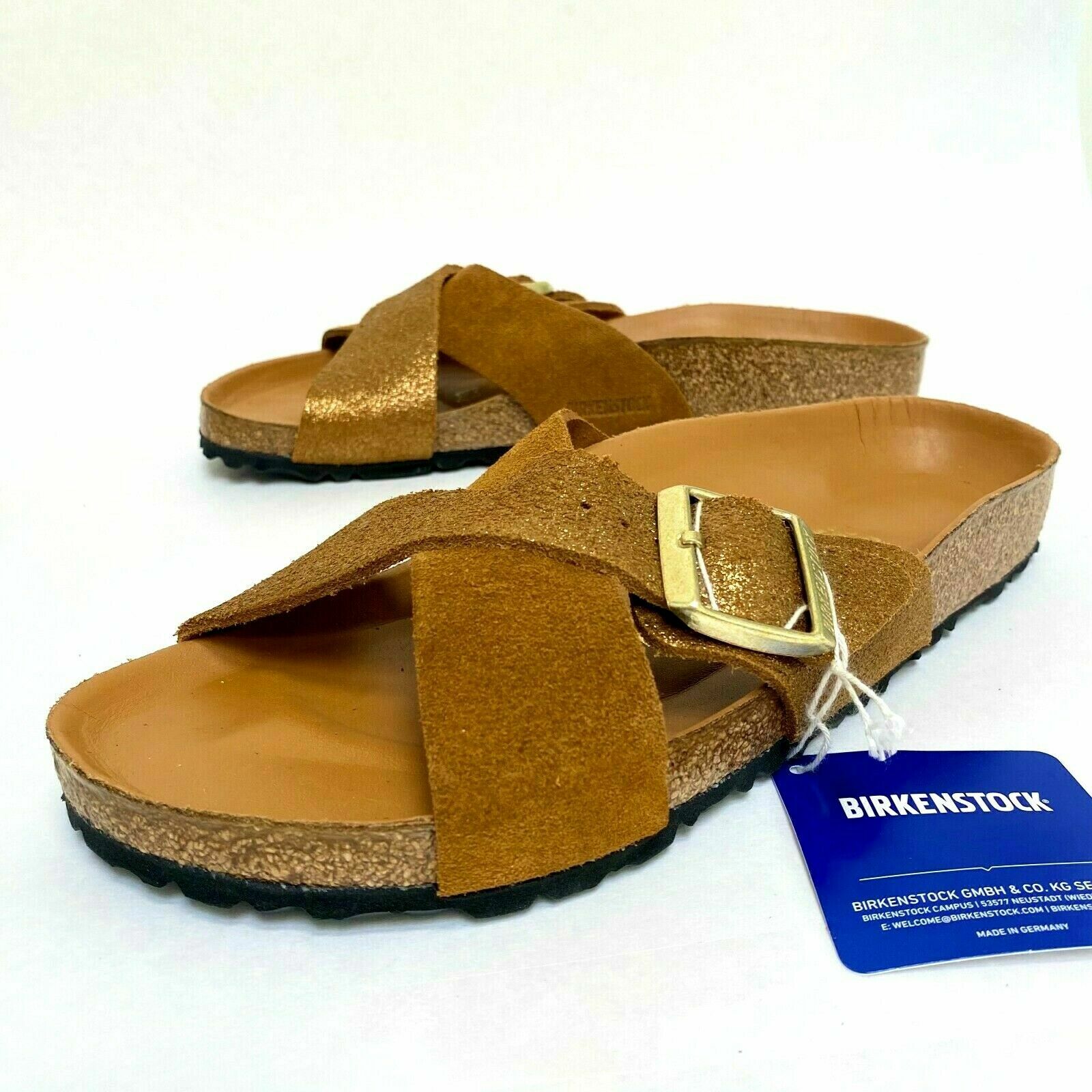 New w/o Box Birkenstock Siena Allover Mink Exquisite Narrow – Select Size