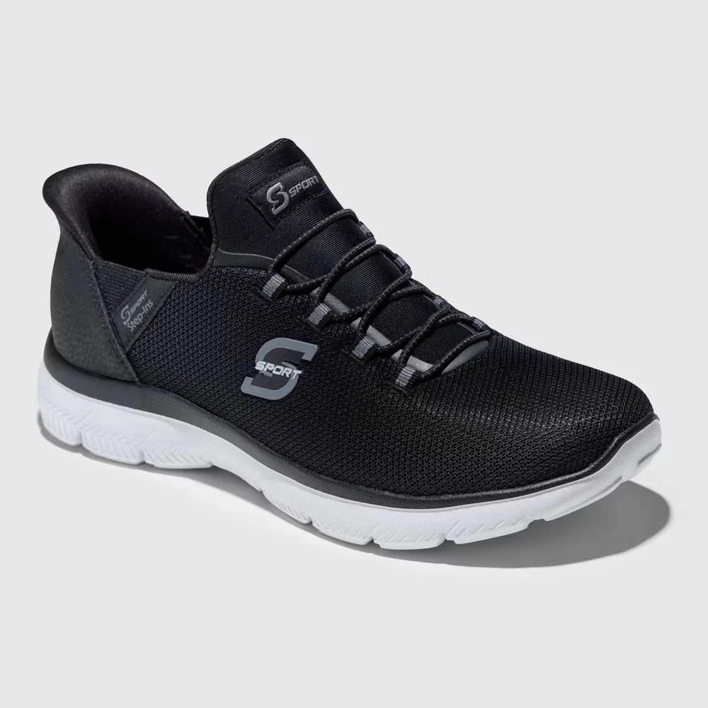 S Sport by Skechers® Syrka Step-In Sneakers, in Black, Size 7, Vegan, New w/ Box