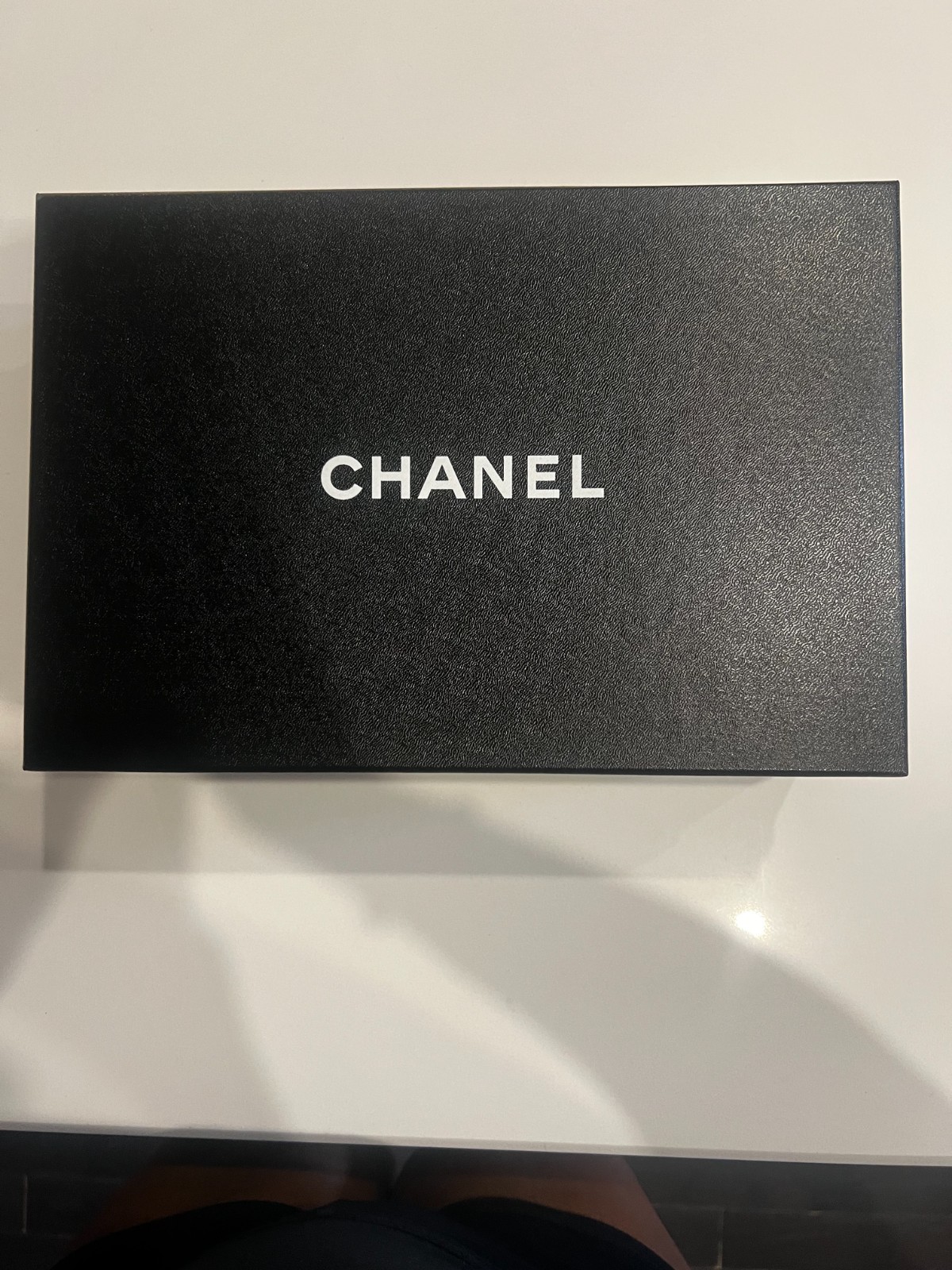 NEW CHANEL CC GOLD CHAIN CHANEL LOGO BLACK QUILTED MULES SANDAL SLIDES SIZE 40.5