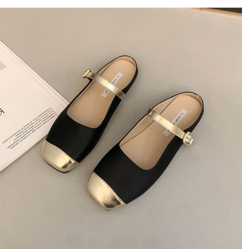 Women’s Fashion Casual Buckle Slip On Baotou Slippers Summer New Sandals