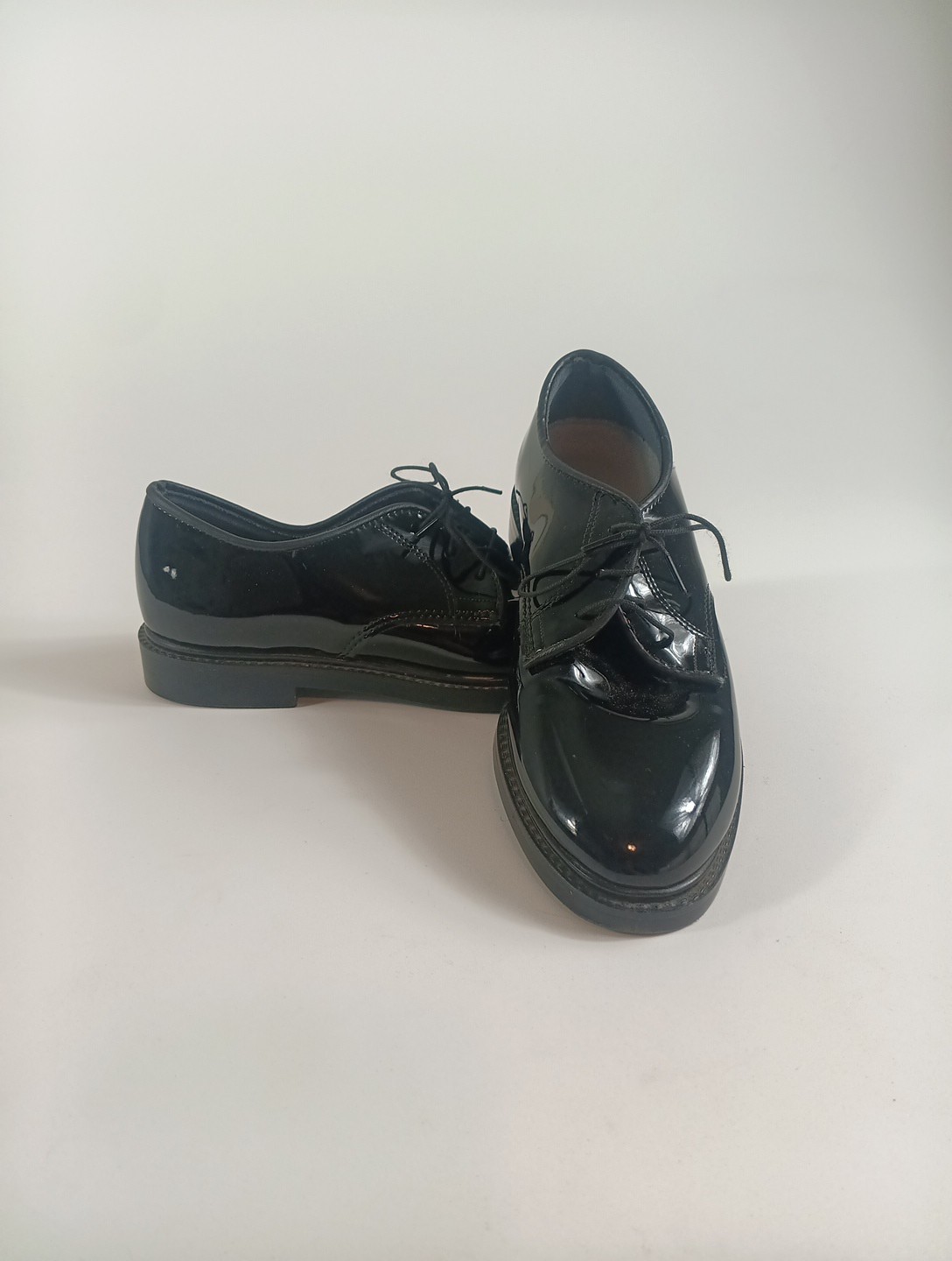 US Military Capps Airlite Uniform High Gloss Dress Shoes Black Womens size 5W