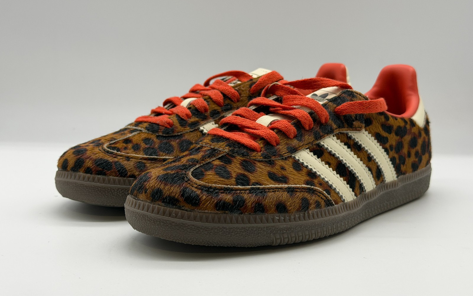 NEW Adidas Samba Preloved Red Leopard JI2734 Women’s Sz 5.5W-10W