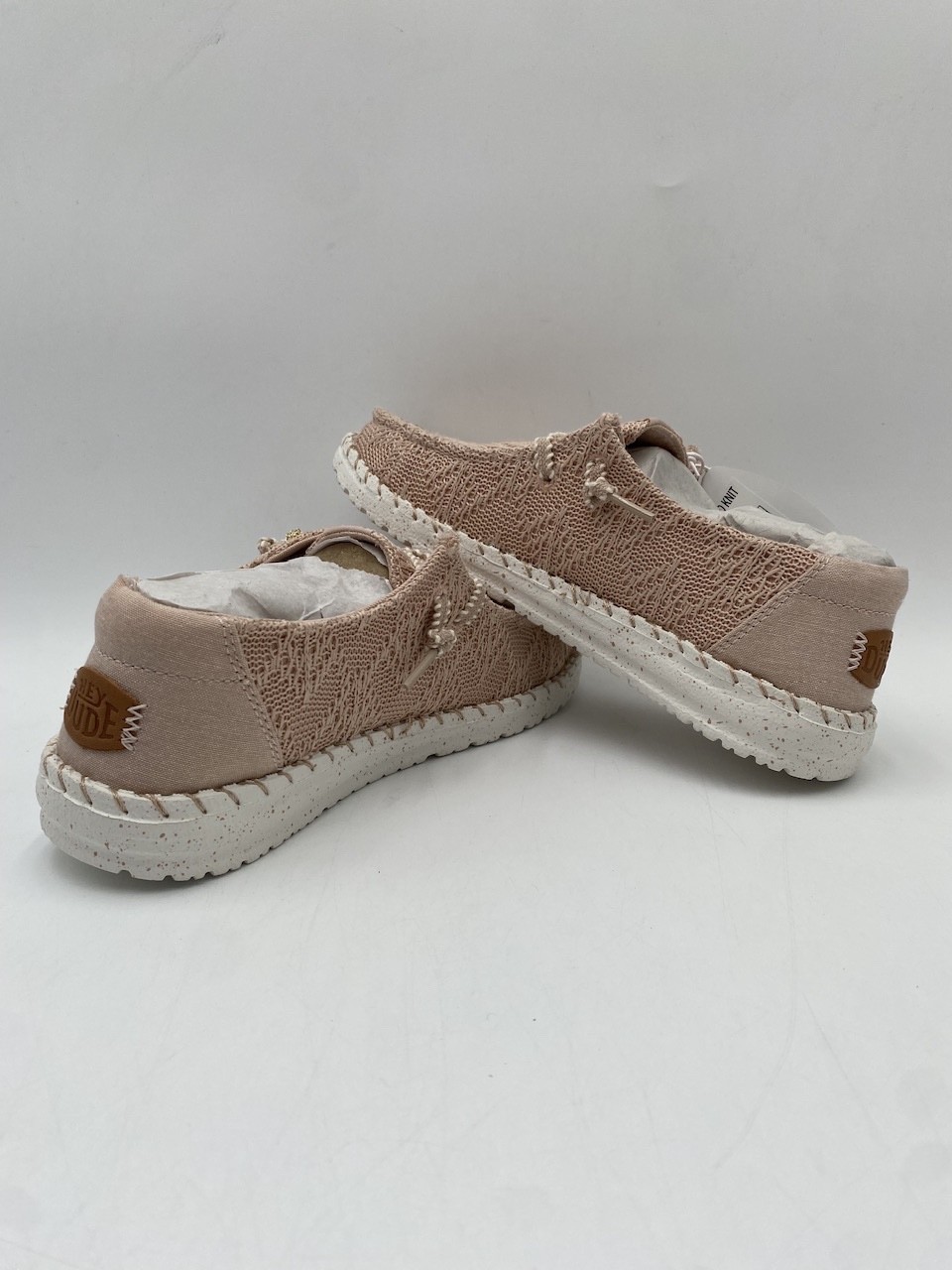Hey Dude WENDY BOHO KNIT Women’s NEW Casual Loafers Rose Dust Multiple Sizes
