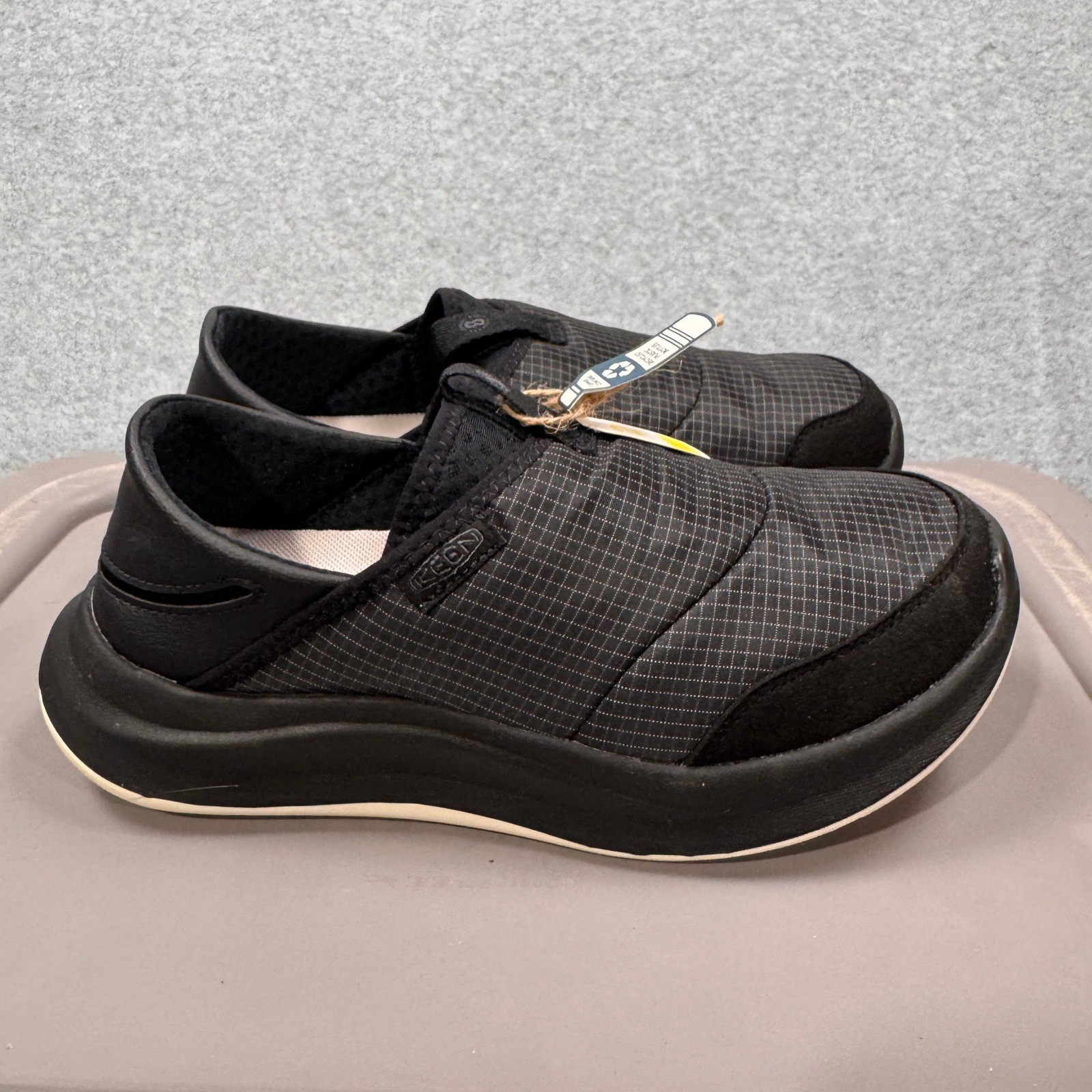 KEEN Shoes Womens Size 7 Black Whyser Recycled Slip On 1031151 NEW without Box