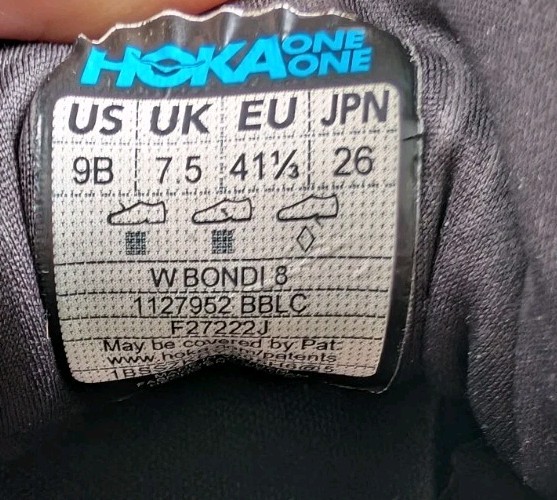 Women Size 9 – Hoka One One HOKA Bondi 8 Black See Photos