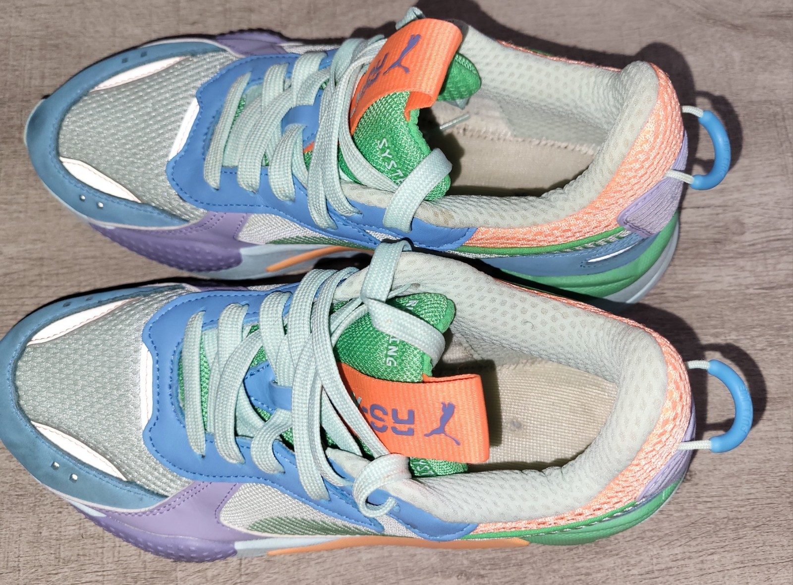 PUMA RS-X Running System Shoes Bonnie Blue Lavender 370750-08 Womens Sneakers 9