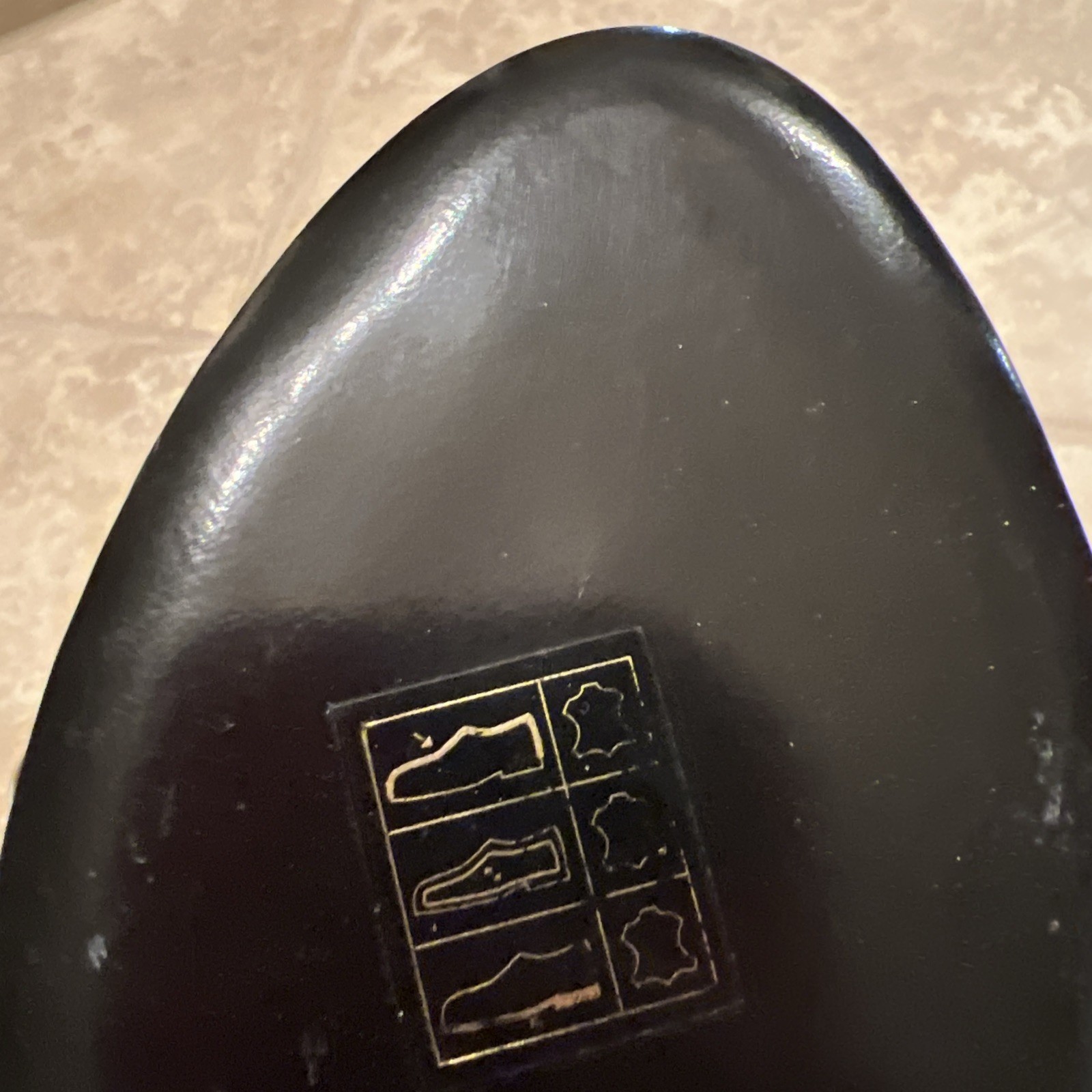 Christian Dior Black Suede Patent Leather logo buckle D’orsay heels Vintage EU37