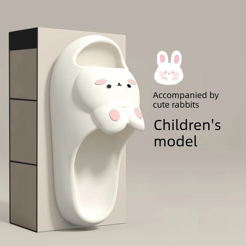 Women’s Summer Sandals and Slippers Home Cute Rabbit Style Bathroom Non-Slip Fee