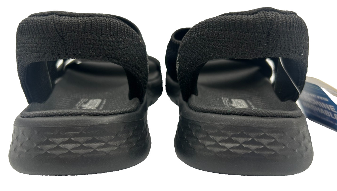 Skechers Women’s Slip-Ins Enticing Go Walk Flex Walking Sandals Blk Size:8 156E