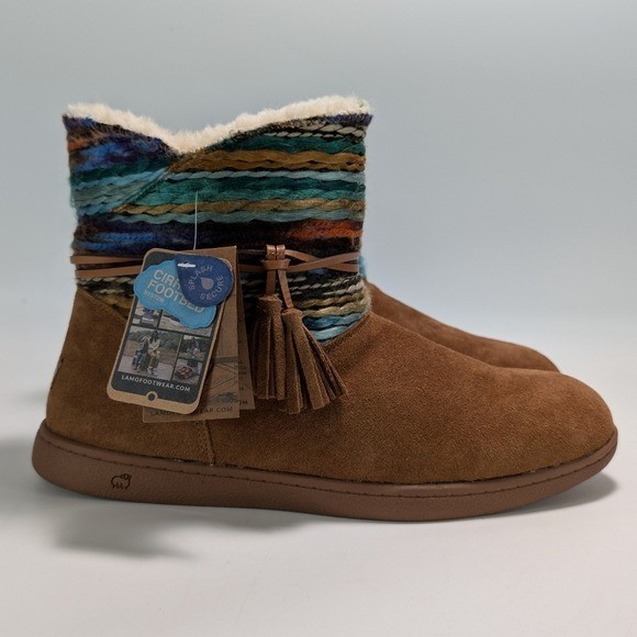 Lamo Jacinta Women’s Suede & Textile Boots NWT