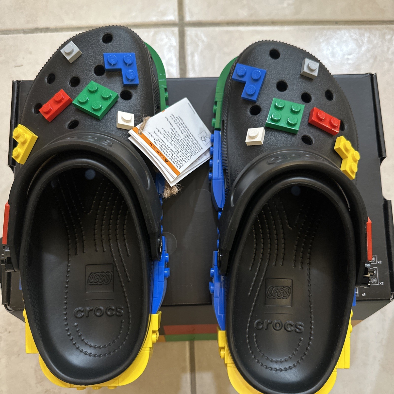 Crocs LEGO Masterbrand Clog Unisex Size Men’s 8 Women’s 10 Black United States