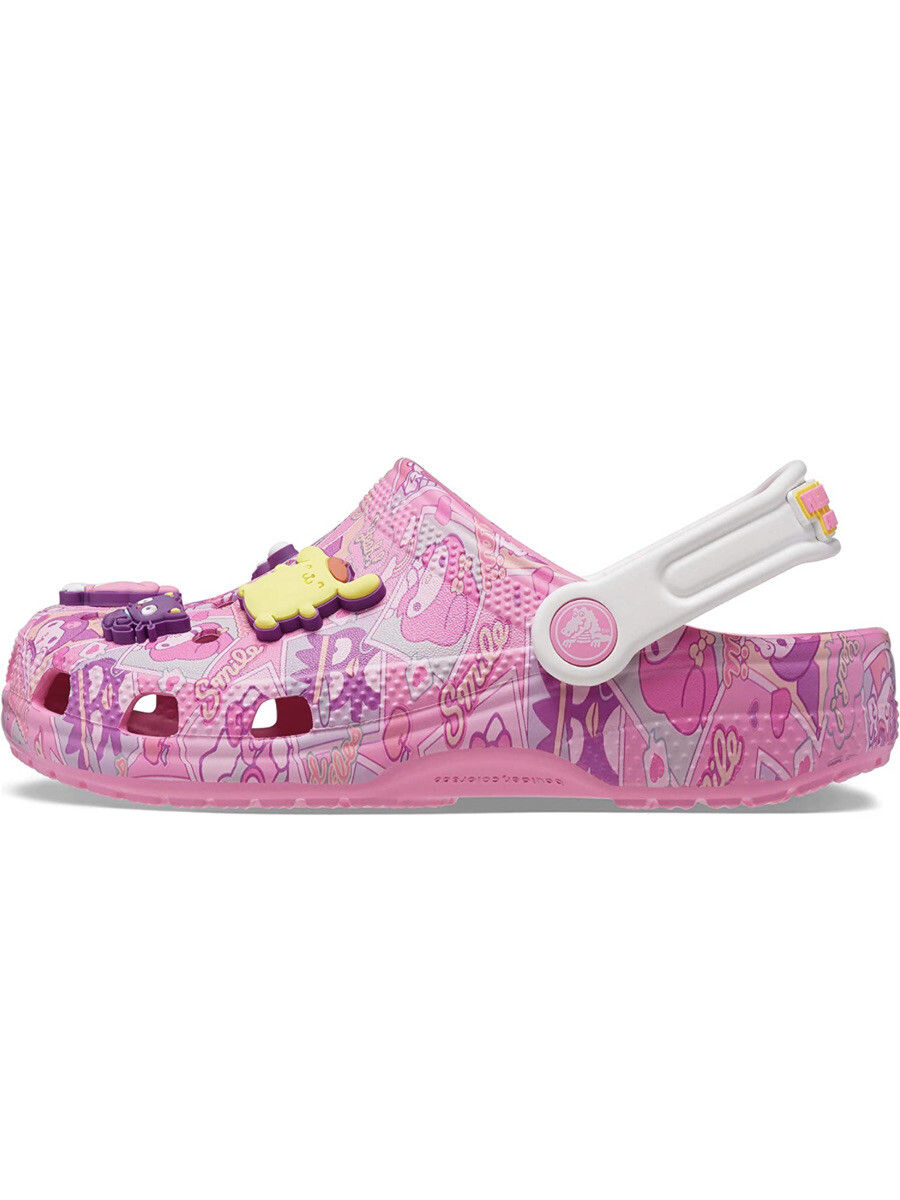 Crocs Unisex Adult Classic Hello Kitty Clog Pink Size: 10 Women/8 Men