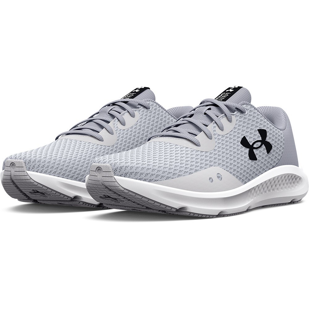 Under Armour 3024889 Women’s UA Charged Pursuit 3 Shoes, Halo Gray, Size 10.5