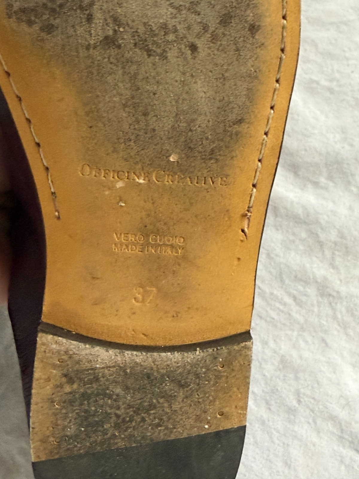 Officine Creative Blair Leather Penny Loafers Shoes – EU 37 Handmade Italy