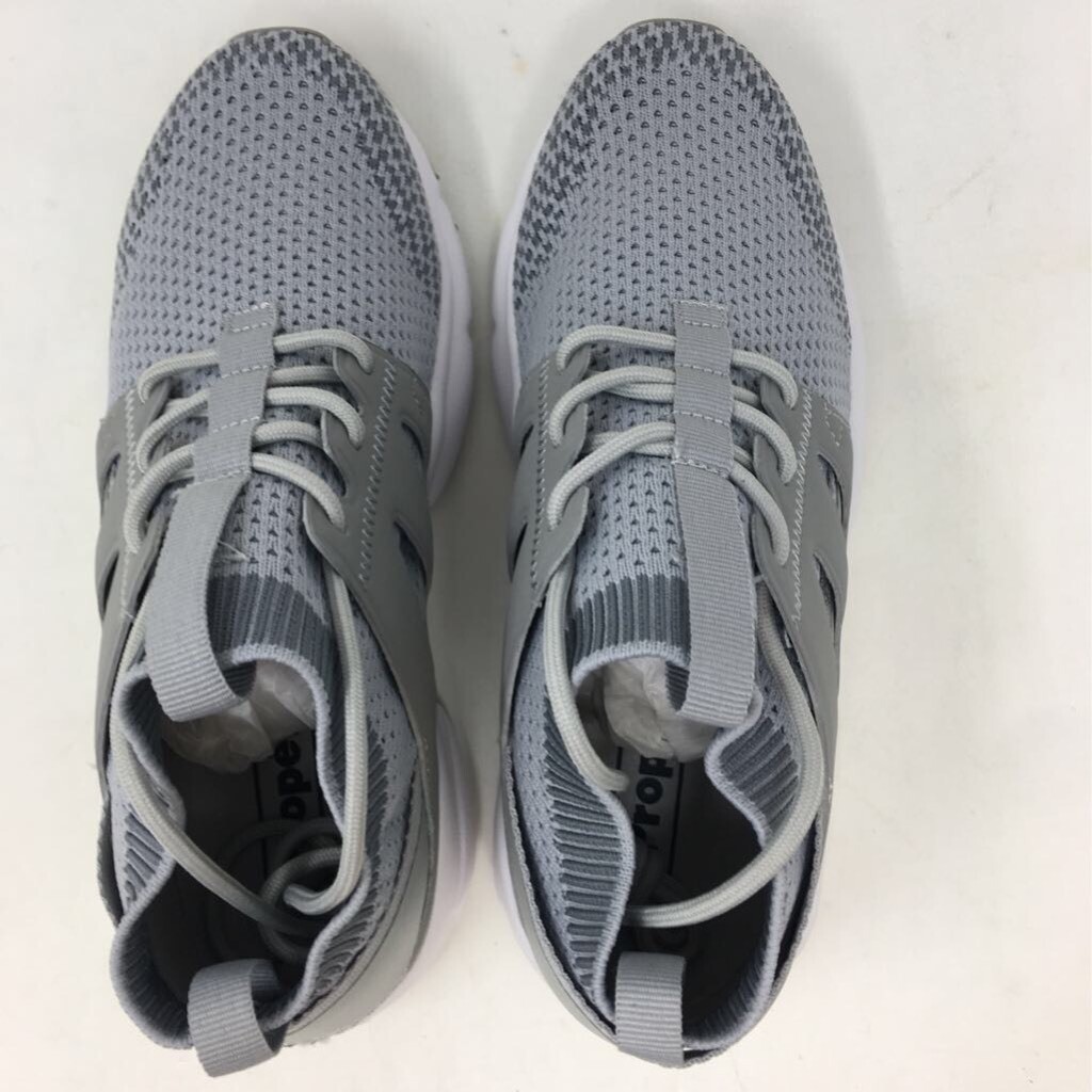 Propet Womens Stability Strider Walking Shoes Gray WAA042M Lace Up Knit 6.5M New