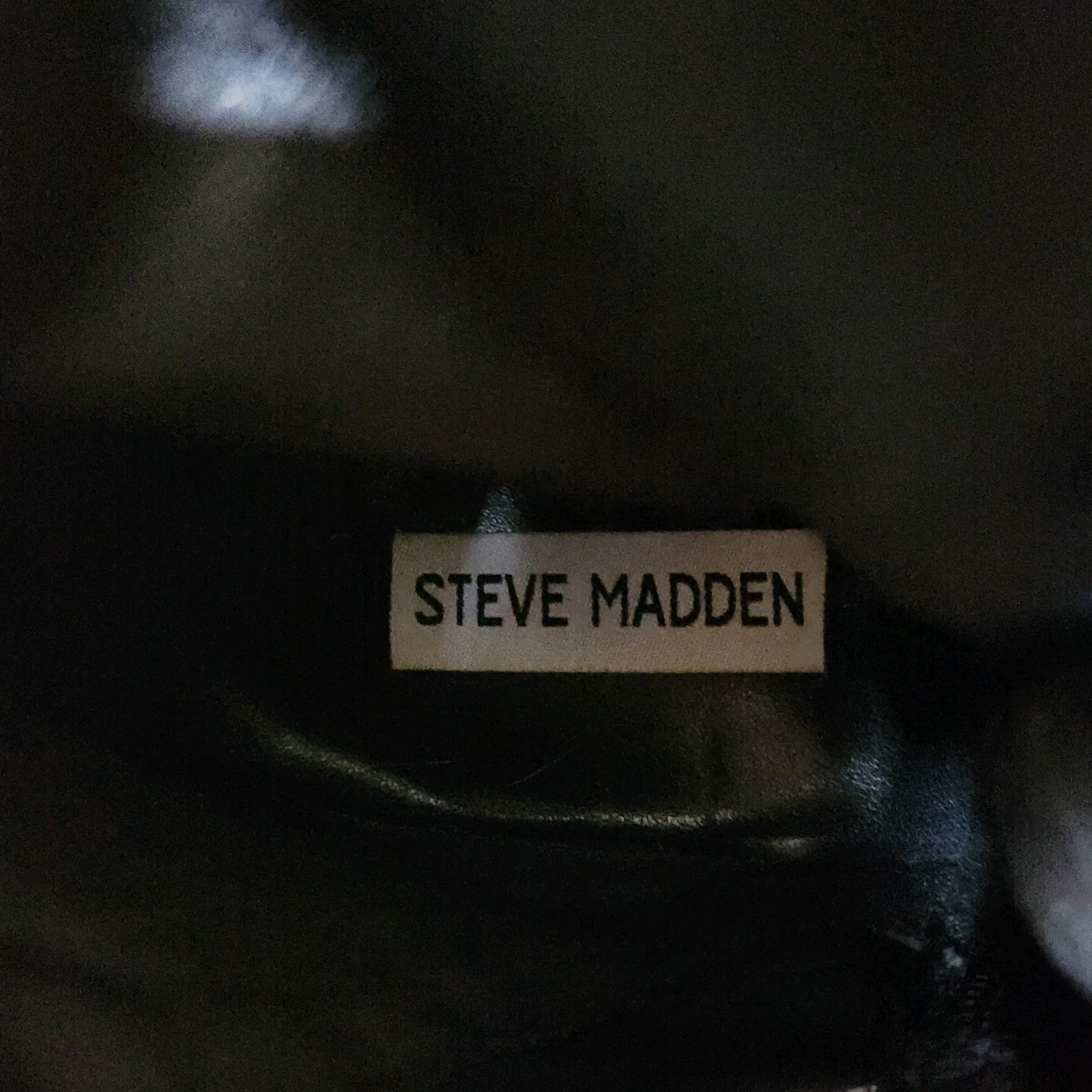 Steve Madden CONTENDER CONT05S1 8 US Size 3 Inch Wide Heel Fabric Upper& Linning
