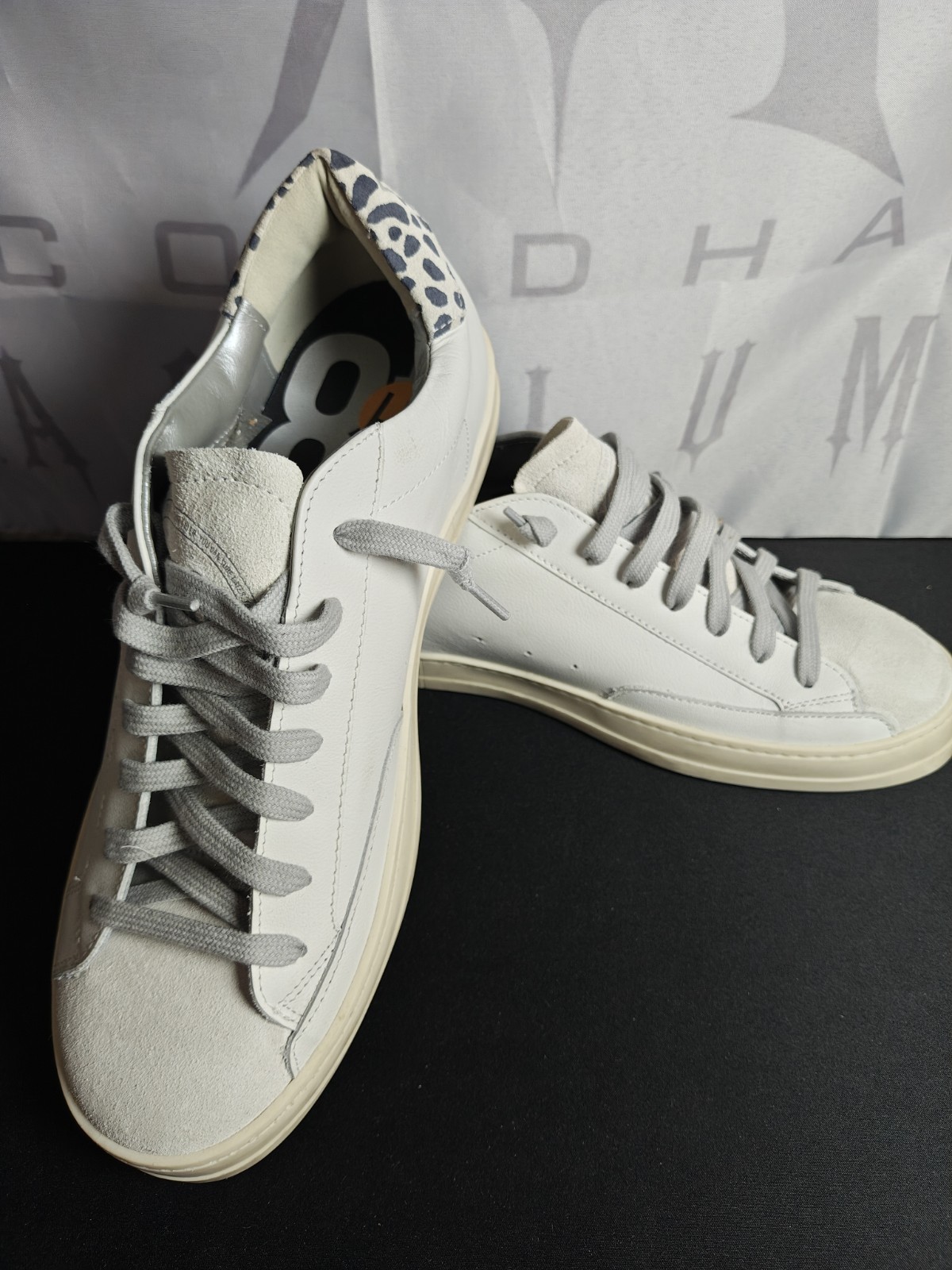 P448 Women’s 11/11.5 (42) John Low Top Sneaker White $298 New Blemishes