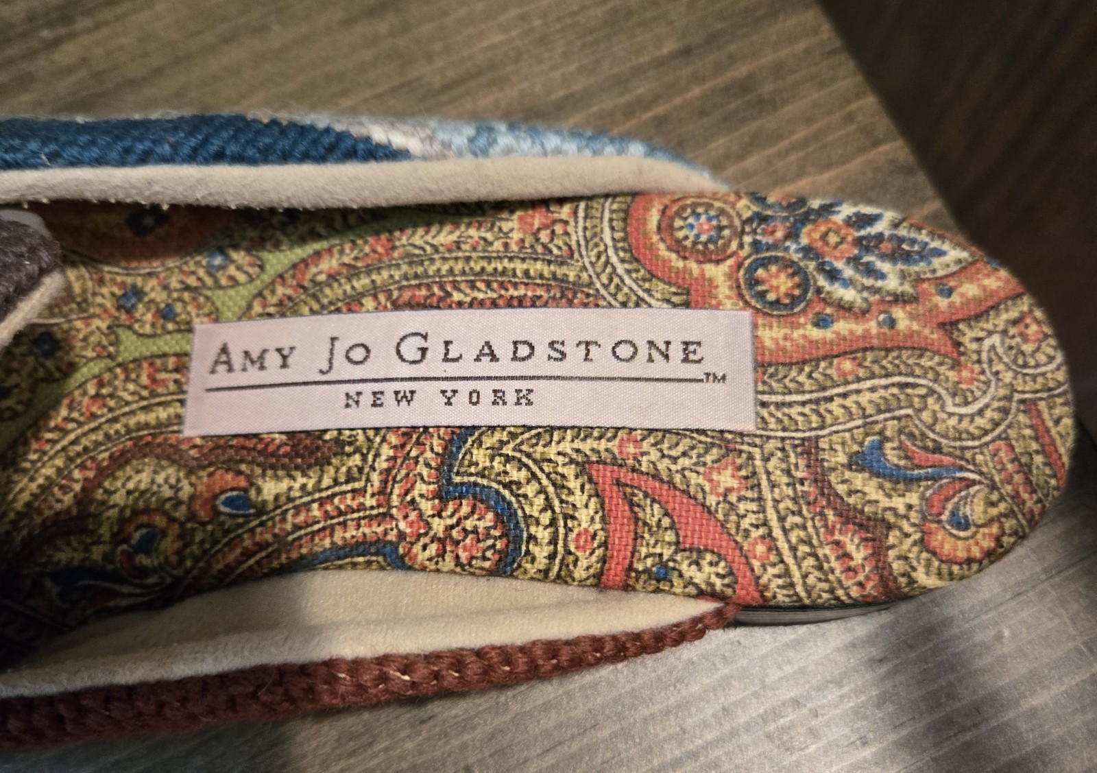 Amy Jo Gladstone NY Jack Russell Mules Slippers Women’s M (7-7.5) Needlepoint